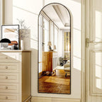 HARRITPURE 59"x16" Arched Full Length Mirror, Arch Floor Mirror - Image 2