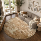 4Ft Round Area Rugs for Living Room, Soft Non-Slip Washable Rugs Modern - Image 2