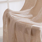 MIULEE Natural Beige Linen Curtains 52x63 Inch Long - Image 6