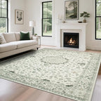 8x10 Washable Area Rugs for Living Room, Dining Room by Srugn