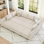 Belffin Oversized Modular Sectional Couch Sleeper Sofa - Image 3