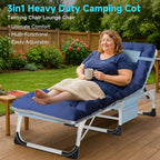 ABORON 3 in 1 Sun Tanning Chair Oversized - Image 9