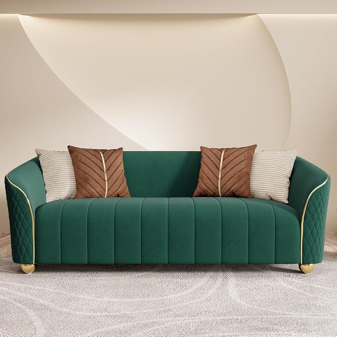 1-Piece Luxury Velvet Sofa Set for Living Room, Elegant Design Couch Set by yunqishiHOME