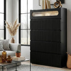 senlin Fluted 5 Drawer Dresser, - Image 3