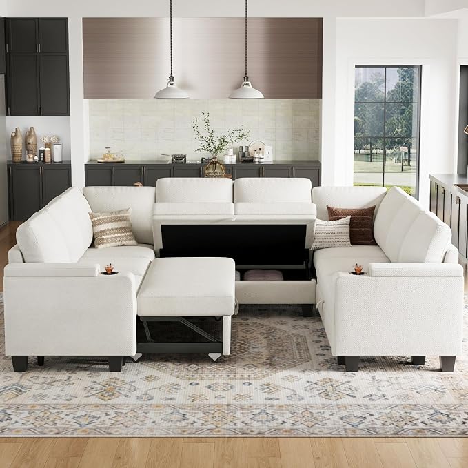 Belffin Sectional Sleeper Sofa - Image 6