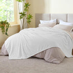 BEDELITE White King Blanket for Bed, Soft Cozy Gifts for Women, 108 * 90 | 3D by BEDELITE
