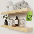 BAOBAB WORKSHOP Wood Floating Shelves by BAOBABWORKSHOP