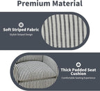 INZOY Swivel Accent Square Chair - Image 4