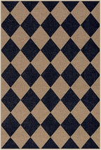 Lahome Checkered Easy Jute Front Door Mat, 2x3 Kitchen Outdoor Rug Washable | - Image 8