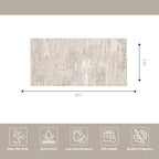 Abstract Kitchen Runner Rug 3x6 - Image 2