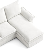 LINSY HOME Chaise Modular for Sectional Sofa, Cloud Sofa Lounge by LINSYHOME