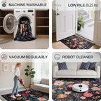Extra Large 10x14 Area Rug for Living Room, Washable Rugs for Dining Room - Image 6