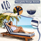 Chaise Lounge Cushions Outdoor 80x26x6 Inch, Fade Resistant 6'' Thicken Outdoor - Image 5