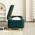 Yogald 47.24'' Chesterfield Ottoman - Image 3