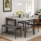 IRONCK Dining Table Set for 4, Kitchen Table - Image 4