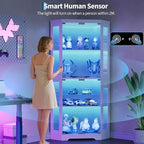 GarveeHome Corner Display Cabinet - Image 3
