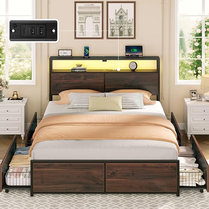 Rolanstar Full Size Bed Frame - Image 8
