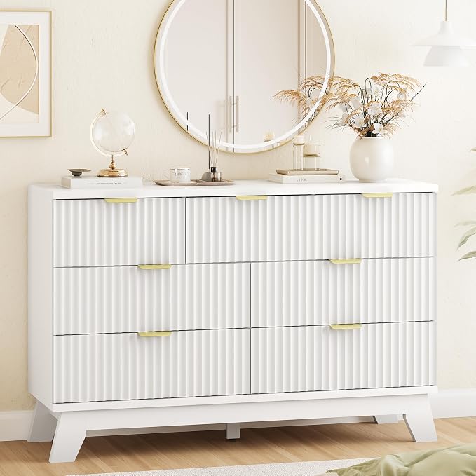 Xixini Fluted Dresser for Bedroom - Image 4