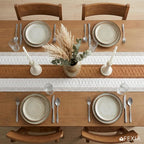FEXIA Boho Table Runner with Tassels 72 Inches Long - Image 7