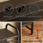 INGIORDAR Shoe Rack 4 Tier Long Storage Organizer Wide Metal Shoe Shelf - Image 6