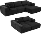 108” Modular Sectional Sofa, Cloud Sectional Couch - Image 8