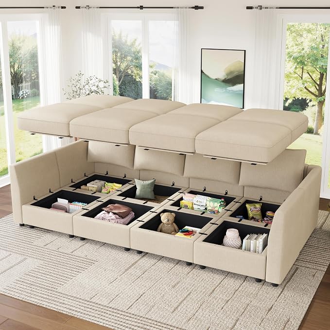 HONBAY Modular Sofa Sectional Sleeper Couch - Image 3