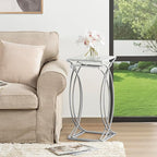 Glitzhome Nesting Side Tables, Coffee Tables Decorative Accent Tables - Image 3