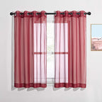 NICETOWN Christmas Sheer Window Curtains by NICETOWN