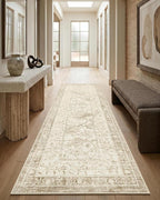 GarveeHome Vintage Beige Non-Slip Washable 2x6 Kitchen Runner Hallway Rug - Image 2