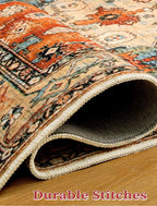 SERISSA 3x12 Washable Non Slip Boho Runner Rug - Image 7