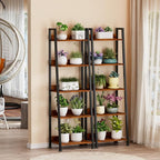 Furologee 5-Tier Ladder Shelf, Ladder Bookshelf - Image 8
