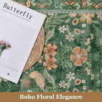 HEBE Boho Kitchen Rugs Set of 3, Non Slip Washable Kitchen Mats - Image 6