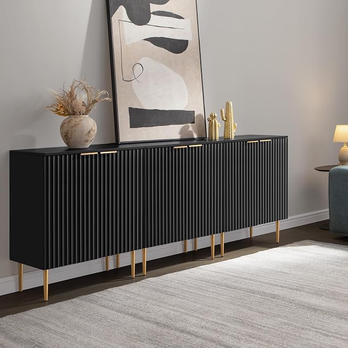 SICOTAS 57" Modern Sideboard Buffet Cabinet - Image 8