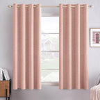 MIULEE 100% Blackout Linen Curtains by MIULEE