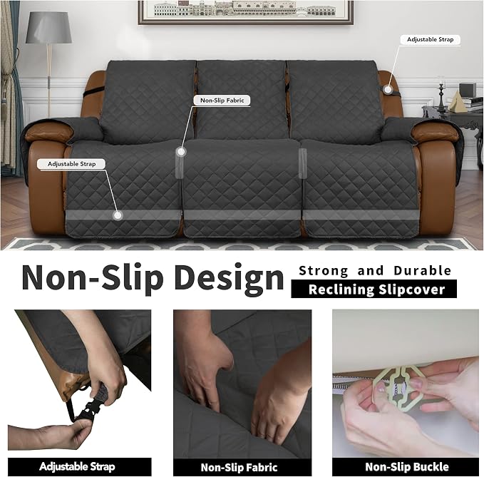 Easy-Going Oversized Recliner Sofa Cover, Reversible Couch Cover - Image 4