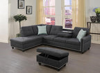 Wakefit Sectional Sofa Couch, Modern 4-Seaters Living Room Furniture Sets by Wakefit
