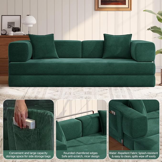 MoonSpeak 78.8''Sleeper Couch Bed - Image 5