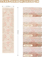 Kitchen Runner Rug Non Slip Washable Rugs 2.5x8, Carpet Runner - Image 2