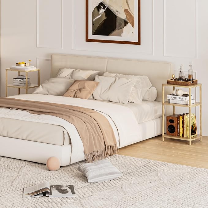 Bamboo End Table, Side Table for Small Space - Image 9
