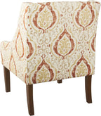 Homepop Home Decor | Upholstered Classic Swoop Arm Accent Chair | Accent Chairs - Image 5