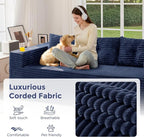 MAXYOYO 79" Oversized Boneless Loveseat Sofa Couch - Image 9