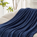 Exclusivo Mezcla Large Waffle Fleece Throw Blanket - Image 3
