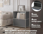 32.5-Inch Flip-Top Side Table & Buffet Cabinet - Image 5