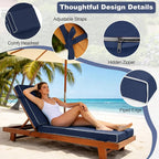 Chaise Lounge Cushions Outdoor 80x26x6 Inch, Fade Resistant 6'' Thicken Outdoor - Image 5