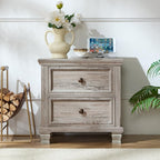 SAVOR LIFE Farmhouse Nightstand Set of 2 - Image 4