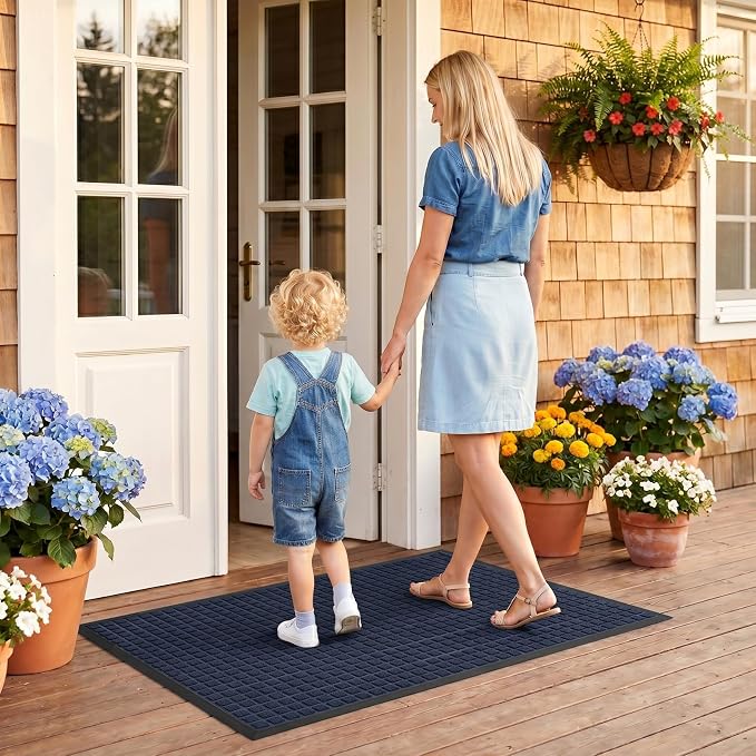 Front Door Mat Outside Entrance, Heavy Duty Waterproof Doormat | 31.5"x20" - Image 9