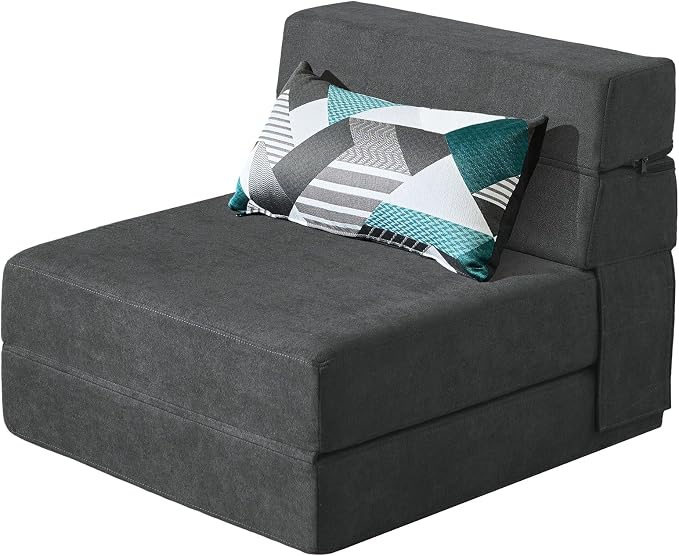 ANONER Fold Out Chair Bed Memory Foam by ANONER