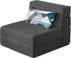 ANONER Fold Out Chair Bed Memory Foam by ANONER