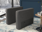 EASE MOOSE Armrest Module for Modular Sectional Sofa, Faux Leather Side - Image 2