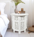 COTTON CRAFT Solid Wood Accent End Table - Image 2